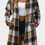 Swanhilde – Karierte Jacke mit Kapuze von Amora Bern, Ansicht 9