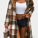 Swanhilde – Karierte Jacke mit Kapuze von Amora Bern, Ansicht 13