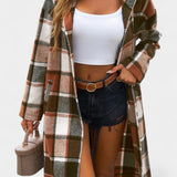 Swanhilde – Karierte Jacke mit Kapuze von Amora Bern, Ansicht 13