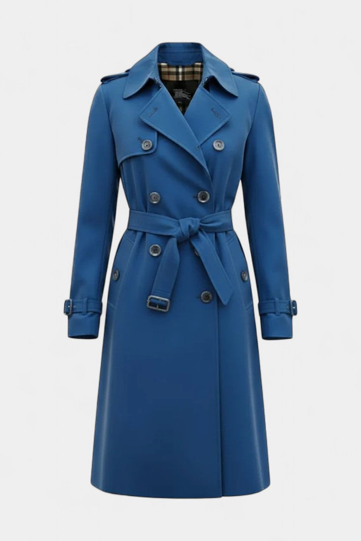 Perpetua – Zweireihiger Trenchcoat mit Gürtel von Amora Bern, Ansicht 5