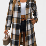 Swanhilde – Karierte Jacke mit Kapuze von Amora Bern, Ansicht 7