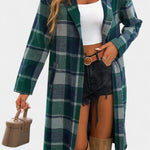 Swanhilde – Karierte Jacke mit Kapuze von Amora Bern, Ansicht 3