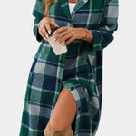 Swanhilde – Karierte Jacke mit Kapuze von Amora Bern, Ansicht 6