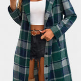 Swanhilde – Karierte Jacke mit Kapuze von Amora Bern, Ansicht 4