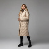 PREMIUM STEPPMANTEL MIT LEOPARDENPRINT FÜTTERUNG