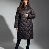 PREMIUM STEPPMANTEL MIT LEOPARDENPRINT FÜTTERUNG