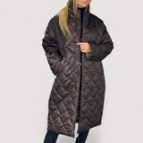 Ofira™ | Wendbarer Steppmantel mit Leopardenfutter