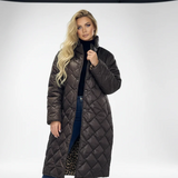 PREMIUM STEPPMANTEL MIT LEOPARDENPRINT FÜTTERUNG