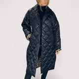 Ofira™ | Wendbarer Steppmantel mit Leopardenfutter