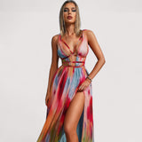 Anina™ | Gemaltes Maxikleid