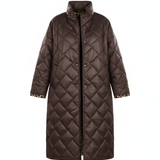 PREMIUM STEPPMANTEL MIT LEOPARDENPRINT FÜTTERUNG