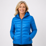 Eilika – Übergangsjacke in Himmelblau von Amora Bern