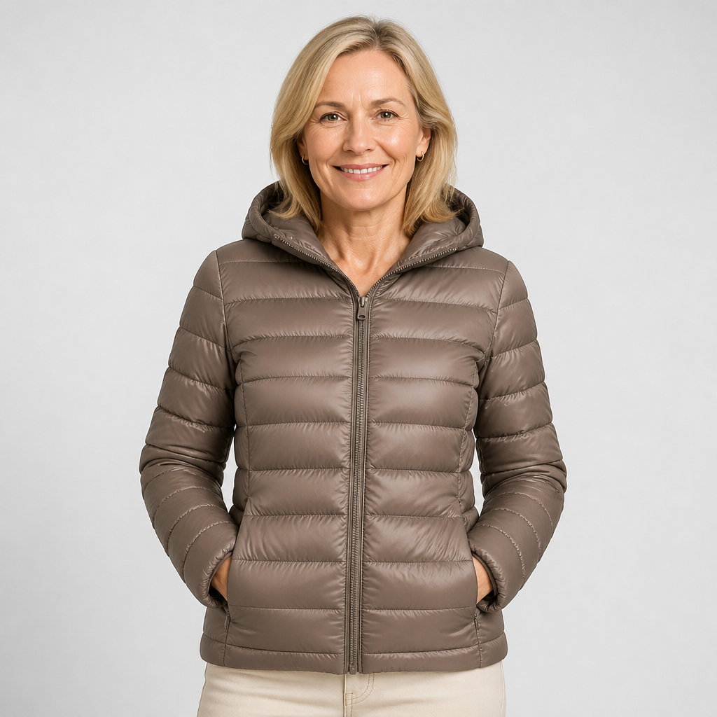 Heidrun – Übergangsjacke in Champagner von Amora Bern