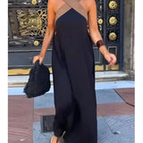 Quirine™ | Maxikleid mit Überkreuzung vorne