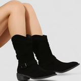 Frideswida – Western-Stiefel mit gerafftem Schaft von Amora Bern, Ansicht 5