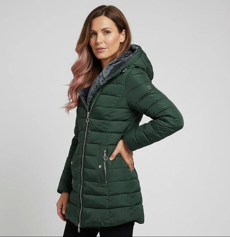 ELVIRA™ | ELEGANTER MANTEL MIT OVERSIZE-KAPUZE