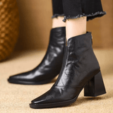 Herswinda – Edle Stiefeletten mit mittelhohem Absatz von Amora Bern, Ansicht 2