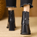 Herswinda – Edle Stiefeletten mit mittelhohem Absatz von Amora Bern, Ansicht 3