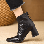 Herswinda – Edle Stiefeletten mit mittelhohem Absatz von Amora Bern, Ansicht 5