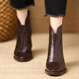 Herswinda – Edle Stiefeletten mit mittelhohem Absatz von Amora Bern, Ansicht 8