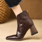 Herswinda – Edle Stiefeletten mit mittelhohem Absatz von Amora Bern, Ansicht 9